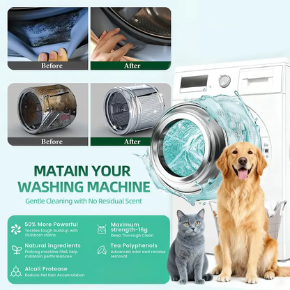 🔥LAST DAY 50% OFF |  Washing Machine Cleaning Tablets 12 Pack