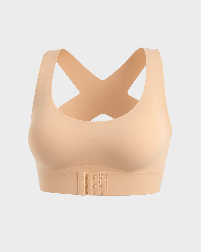 🔥LAST DAY PROMOTION - 50% OFF Front Closure Cross-Back Wireless Posture Bra